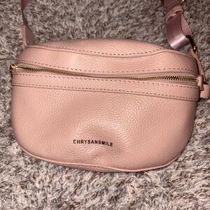 Blush belt bag - used once!